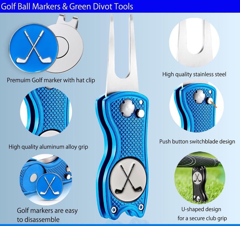 Adhere Golf Ball Markers Personlized Logo Enamel with A Strong Magnetic Hat Clips A Premium Golf Gifts for Golfer - Image 4